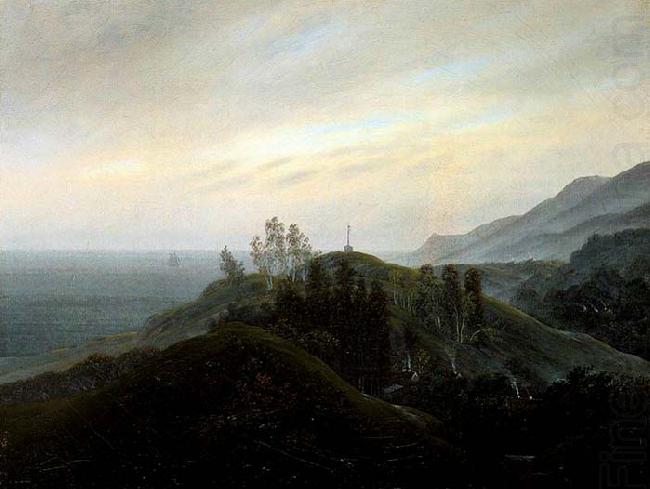 Caspar David Friedrich View of the Baltic china oil painting image